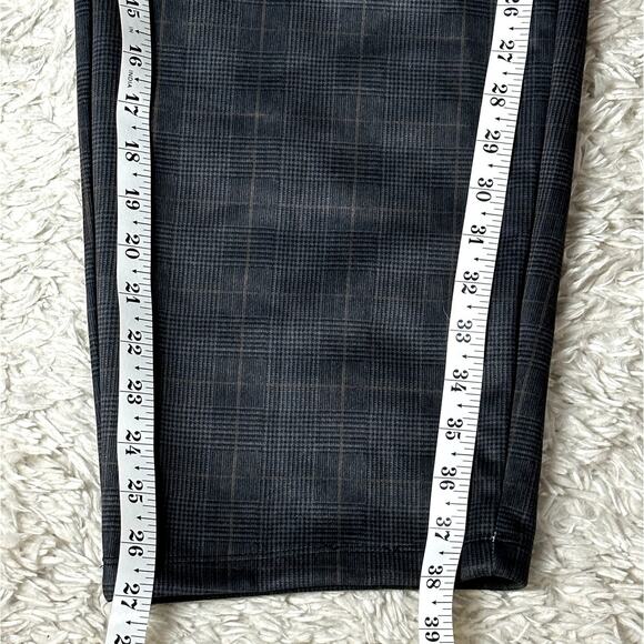 Tahari NWT Faux Leather Plaid Tummy Control Women's Size 3x Careerwear Pants - Picture 5 of 15